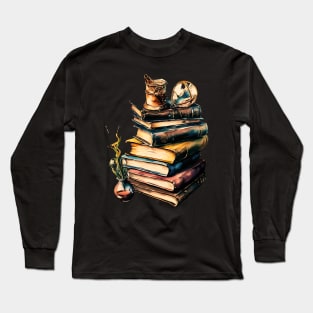 I Look Better Bent Over A Book Long Sleeve T-Shirt